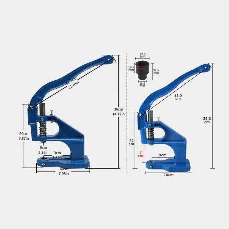 Hot selling heavy-duty manual Punch Machine Hand Press Eyelet Grommet Machine for Rivets