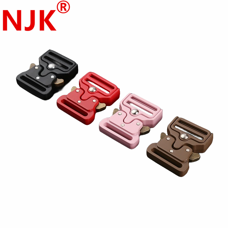 Q159-25 Wholesale 25mm Aluminium Metal Side Quick Release Buckle For Bag High Quality Release Alloy Tactical Accessories Buckles