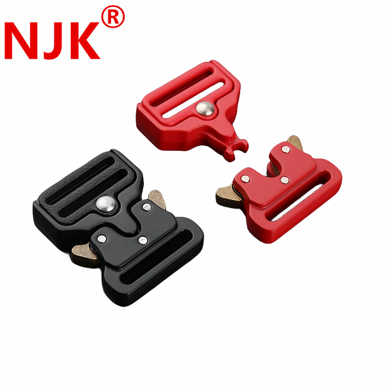 Q159-25 Wholesale 25mm Aluminium Metal Side Quick Release Buckle For Bag High Quality Release Alloy Tactical Accessories Buckles