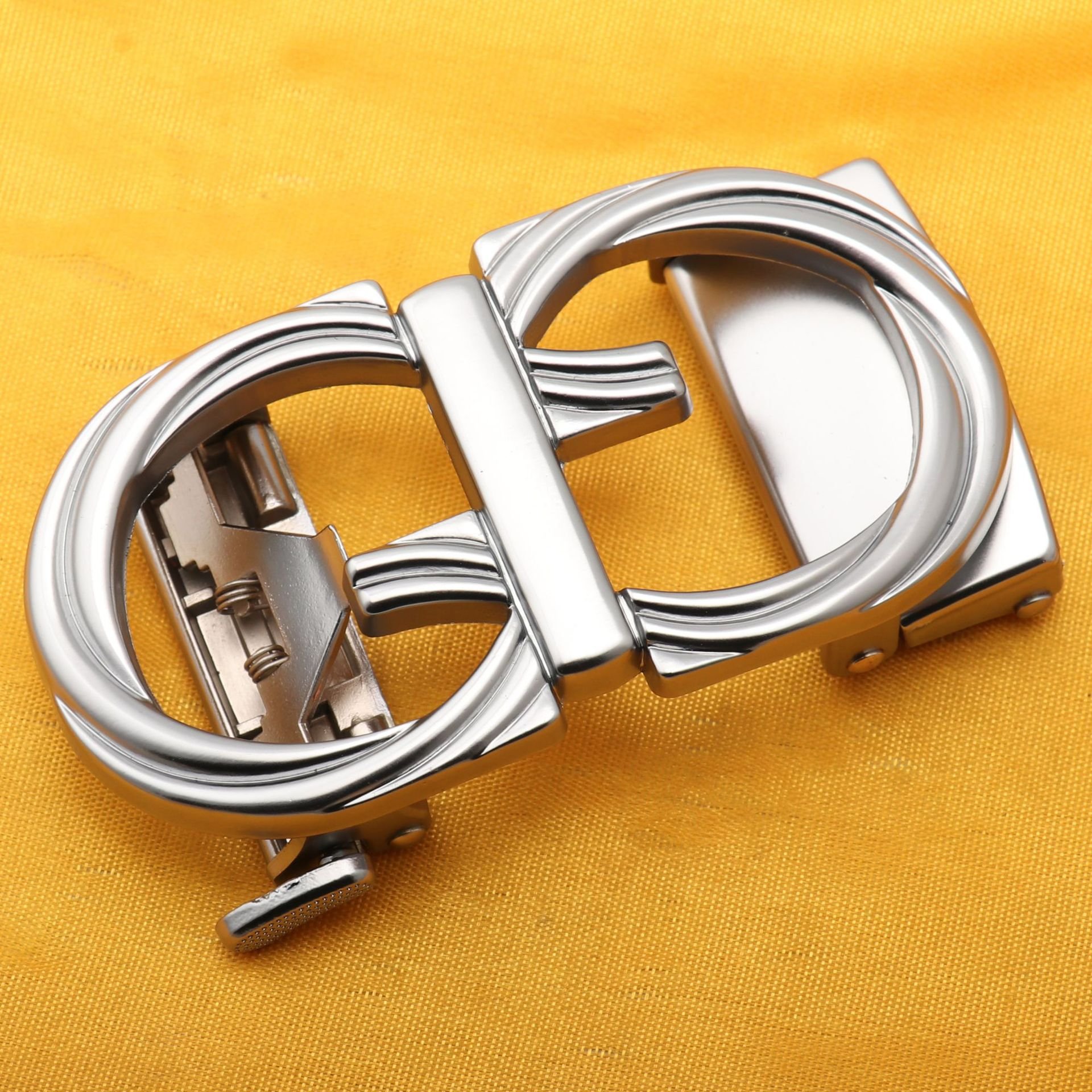 Mens automatic belt buckle leather belt with removable buckle Quick release tactical belt buckle great quality