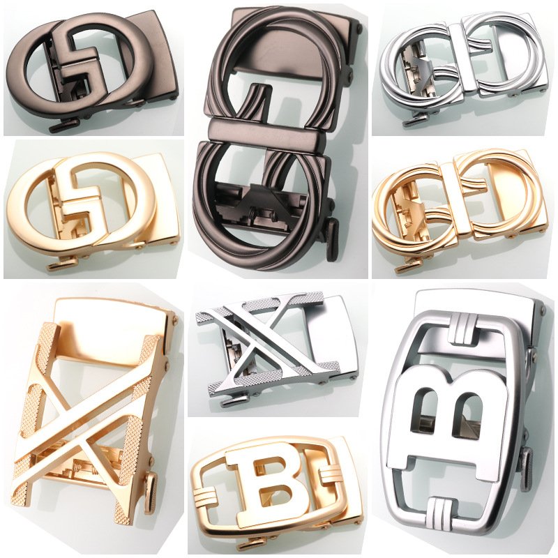 Mens automatic belt buckle leather belt with removable buckle Quick release tactical belt buckle great quality