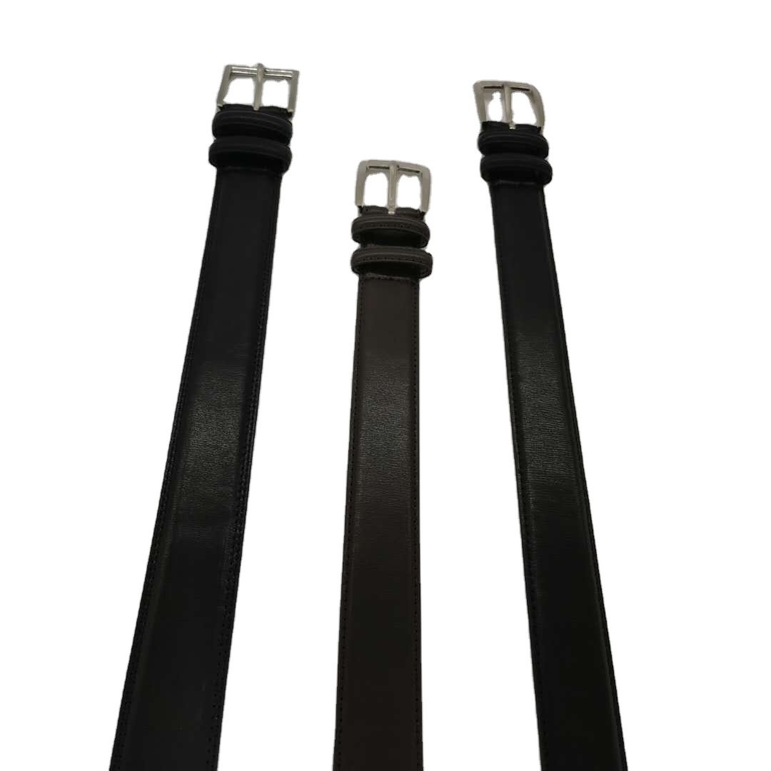 Superior Quality Men's belt PU leather belt metal zinc alloy buckle Smooth Leather Business style belt for men