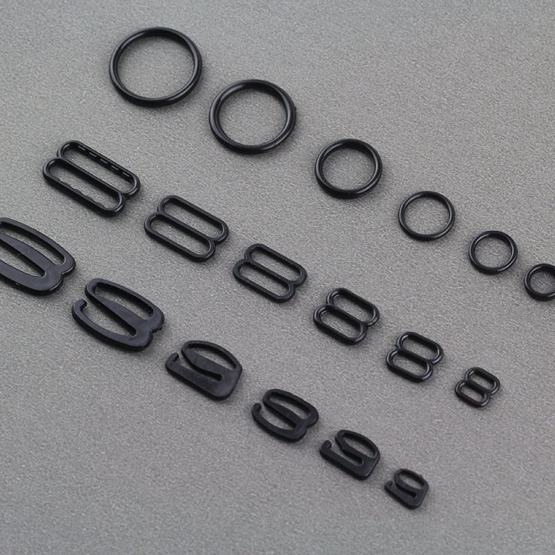 Wholesale Colorful O Ring And Slider Bra Bikini Clasps Durable Plastic Buckle For Bikini Swimwear Underwear