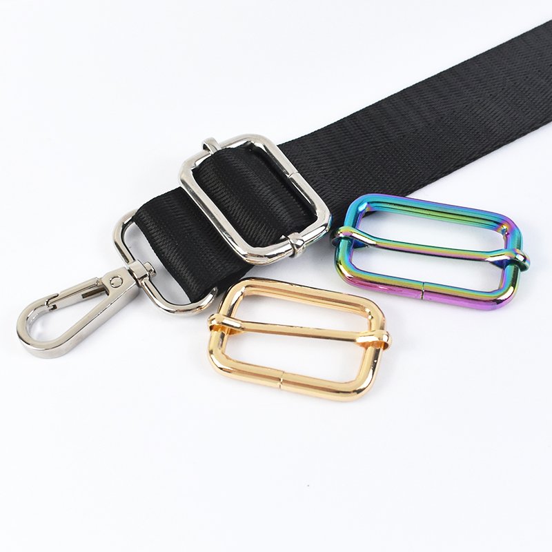 Deepeel F6-2 13-50mm Bag Hardware Accessories Webbing Handbag Strap Slider Square Adjustment Buckles Bags Buckle