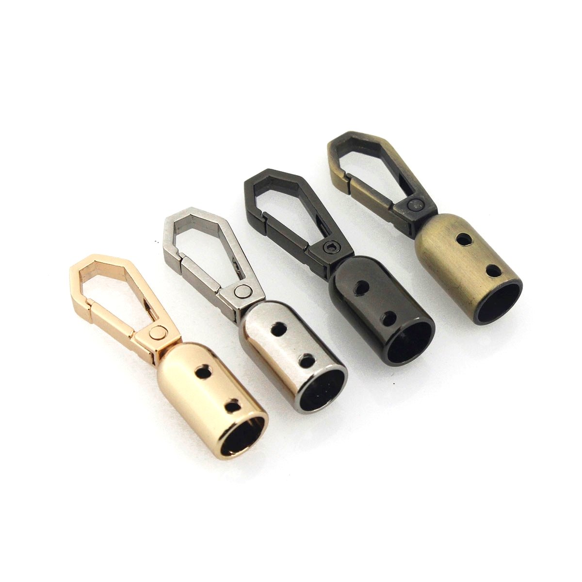 Spring Clasp Hook Connector Screw Hanging Bell Hook Buckle for Bag Strap Chain Cord Snap Buckle Metal Tassel Cap Snap Hooks