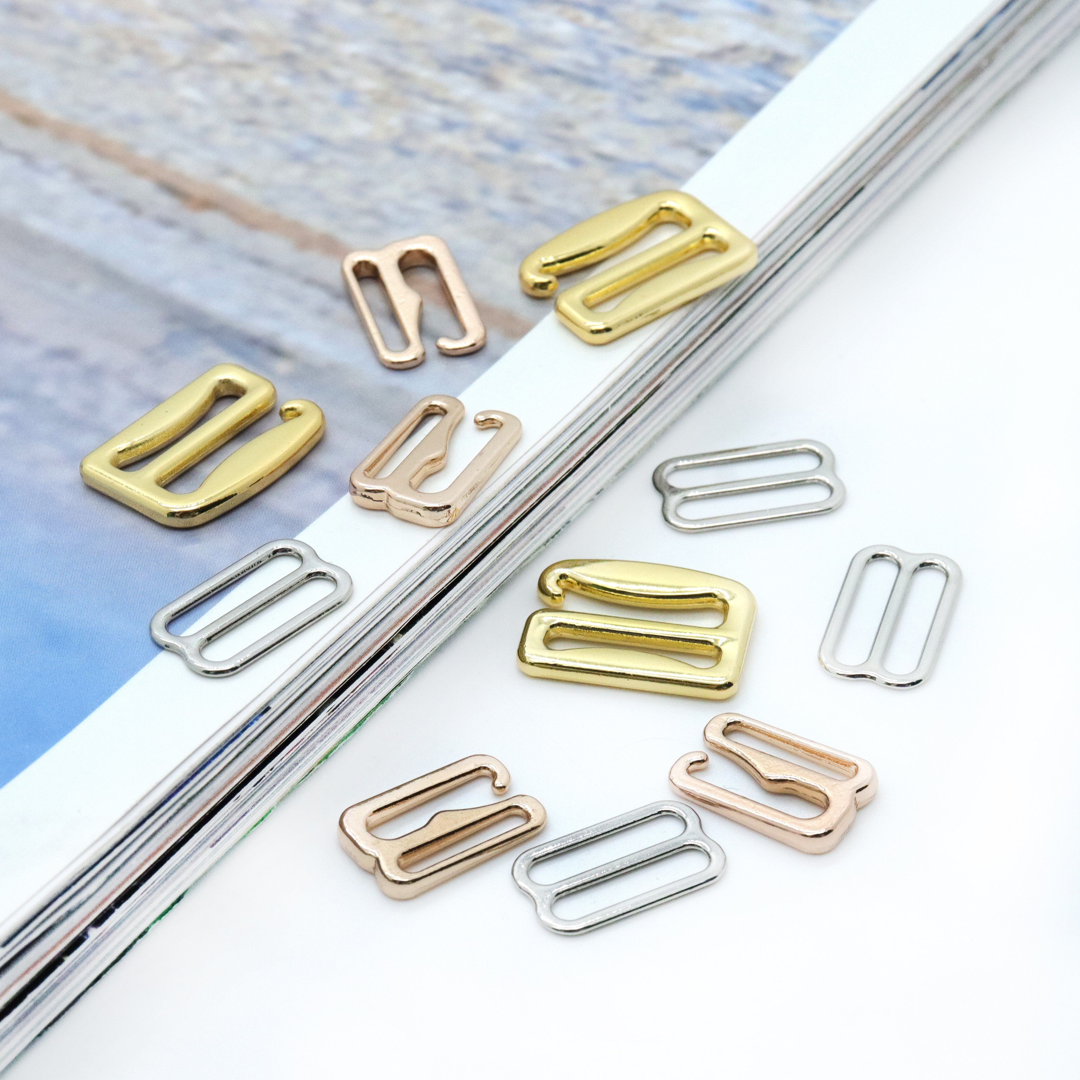 Brass Nickel-free Hook and Eye Trousmortara Apparatus Pants Pouches High Quality Custom Metal Underwear Eco-friendly Zinc Alloy