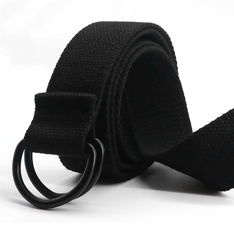 Tactical Heavy Duty Reinforced polyester cotton Belt for Men Adjustable Webbing Belt Strap with Metal Buckle