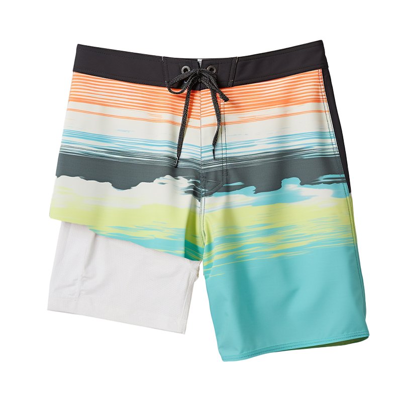 Wholesale Quick Dry Boardshorts Beach Short Spandex / Polyester Swimming Trunks Men Pockets Board Shorts