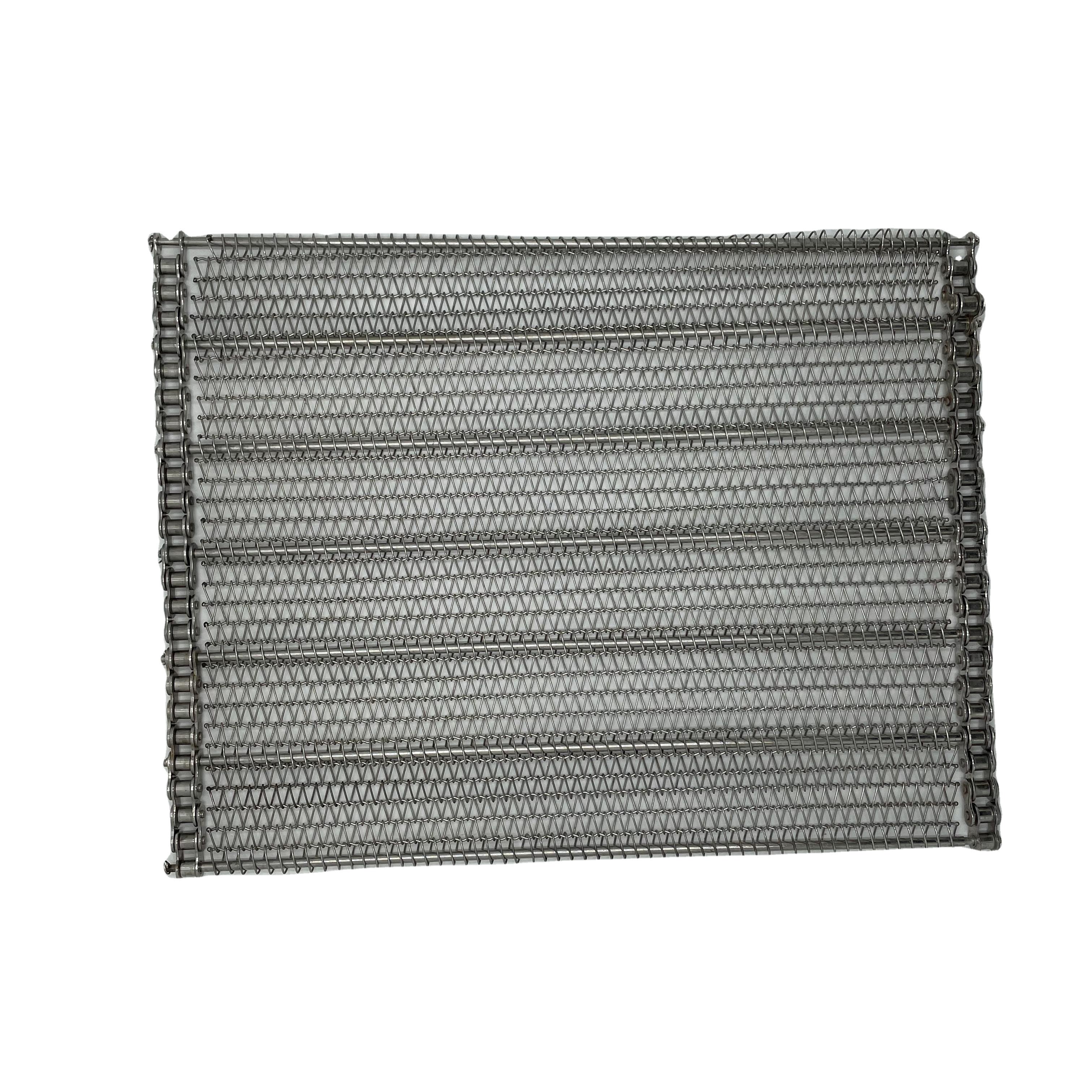 Factory direct sale SS 304 316 stainless steel food industrial spiral wire mesh conveyor belt