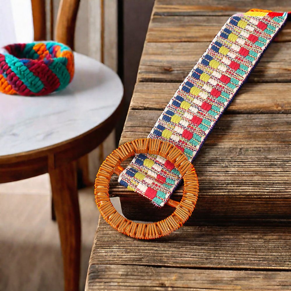 New Children's Joker Canvas Belt Woven Design with Automatic Buckle for baby Girls and Teenagers