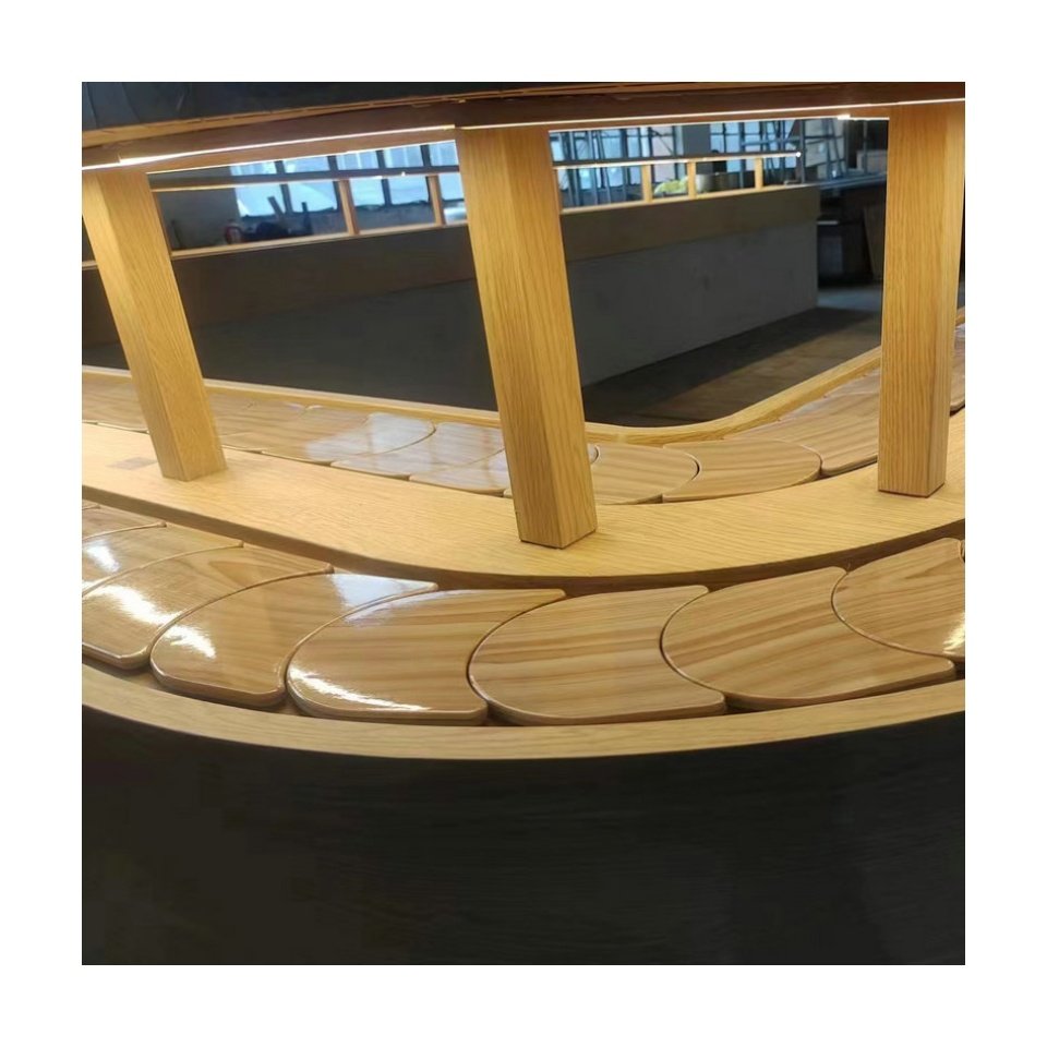 Rotating Small Hot Pot Equipment along with Japanese Sushi Conveyor Belt and Sushi Conveyor Table