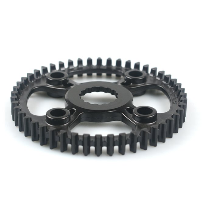 Front Sprocket 48T 4 Bolt 80 BCD Kids Bike Bicycle Belt Drive Rings Chain Wheel Front Wheel for Belt Drive Bikes Bicycles