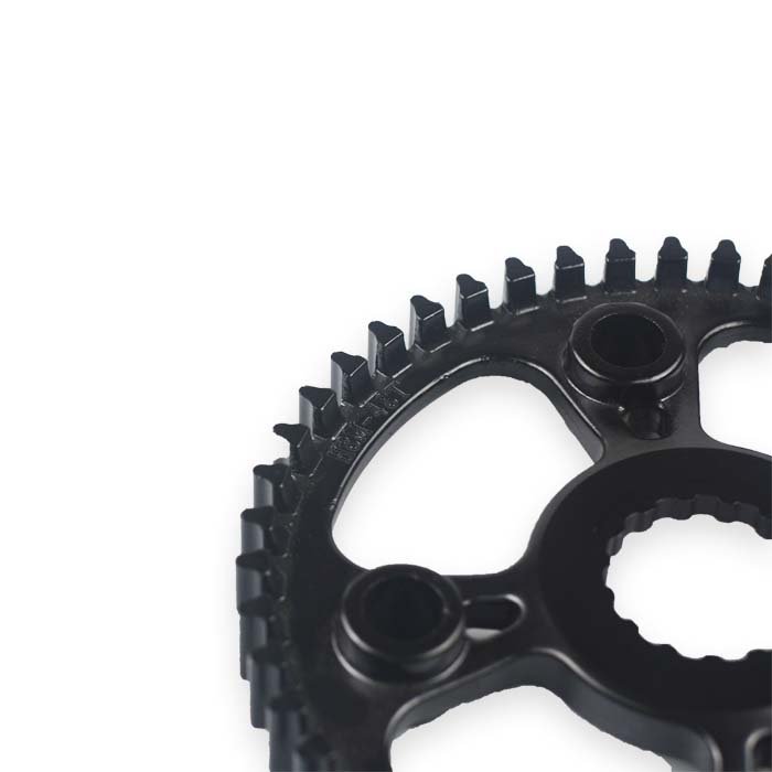 Front Sprocket 48T 4 Bolt 80 BCD Kids Bike Bicycle Belt Drive Rings Chain Wheel Front Wheel for Belt Drive Bikes Bicycles