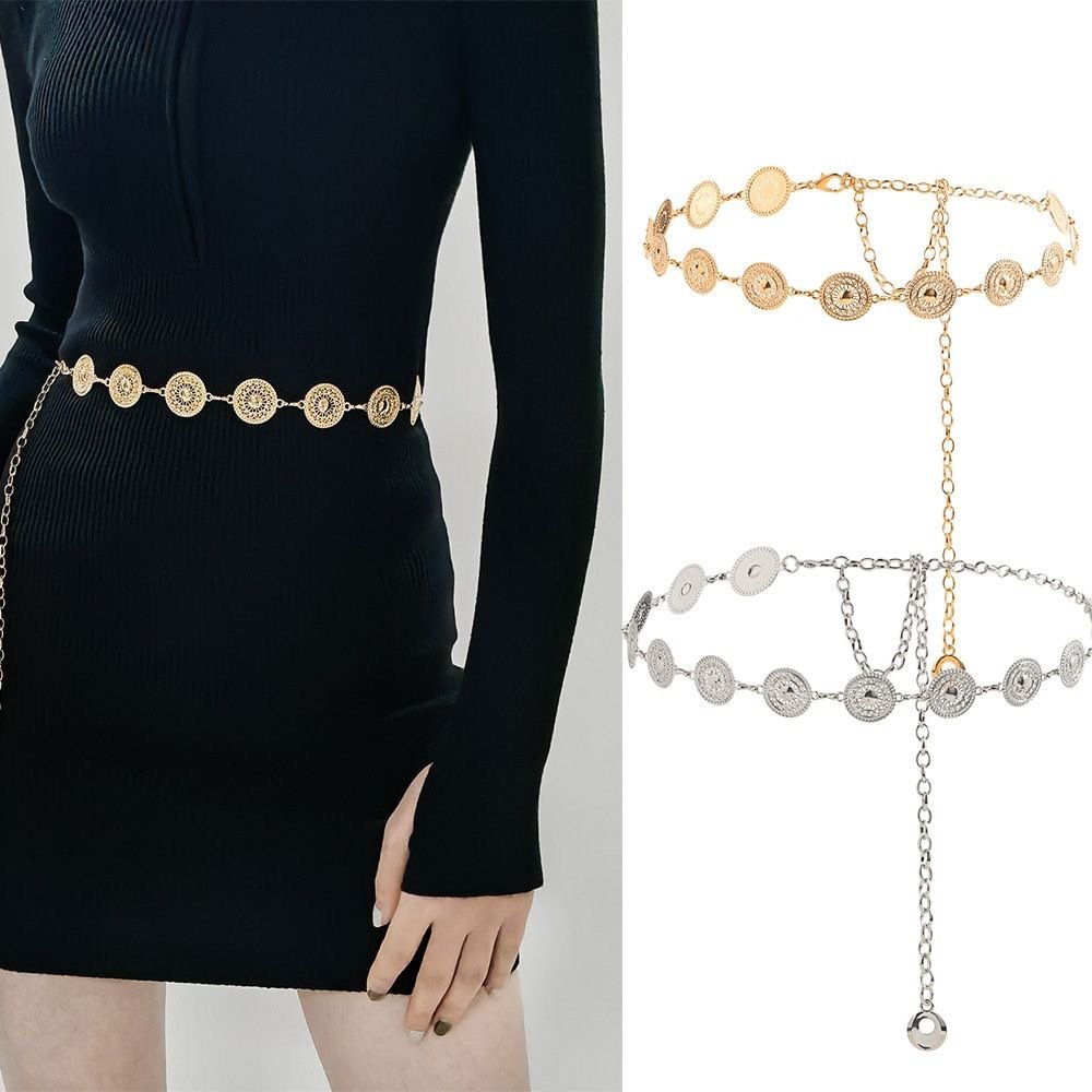 Popular Heart Waist Chain Belt Stylish Girls Dress Pants Decorate Metal Chain Belt Women Waist Belt