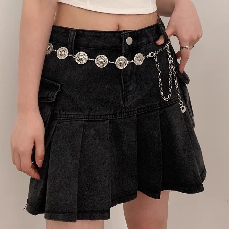 Popular Heart Waist Chain Belt Stylish Girls Dress Pants Decorate Metal Chain Belt Women Waist Belt