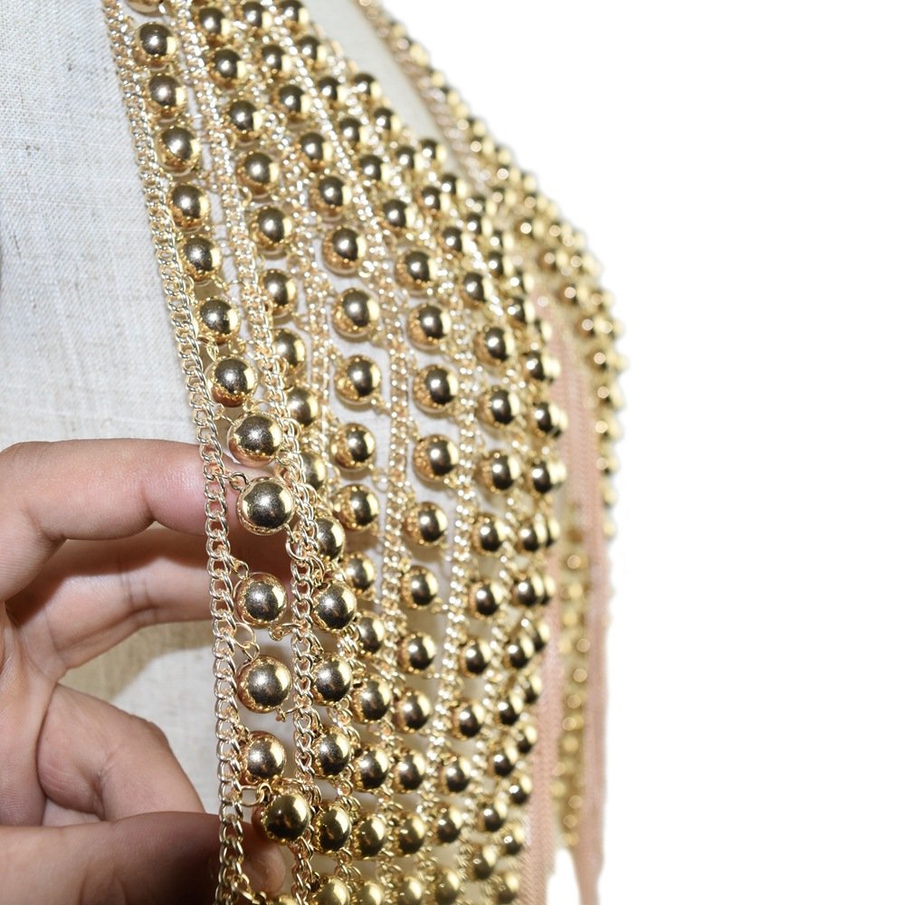 Tassel Silver Pearl Waist Chain Female Retro Belt Sexy Trend Long Waist Chain Wholesale Price