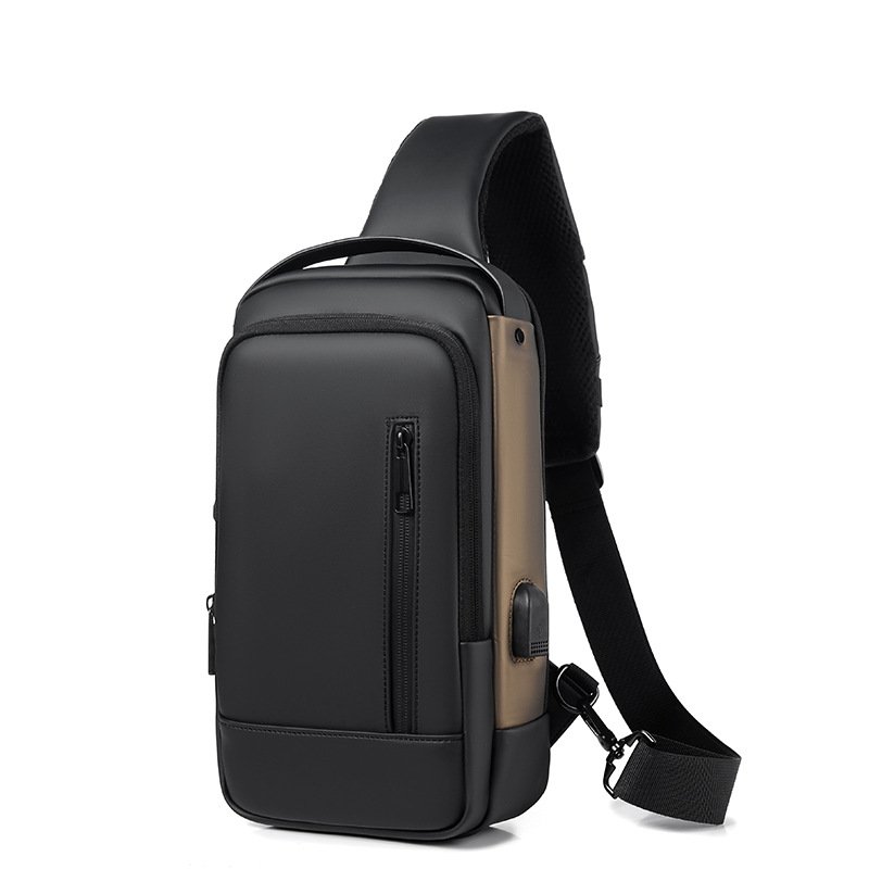 July Anti Theft Chest Bag Rechargeable Large Capacity Crossbody Bag Custom Mens Crossbody Sling Bag