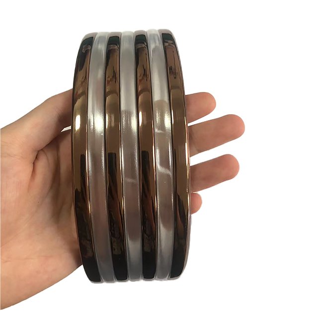 Adhesive shoe slipper accessories self-adhesive plastic PVC decorative strip belt chain upper fabric sandal material