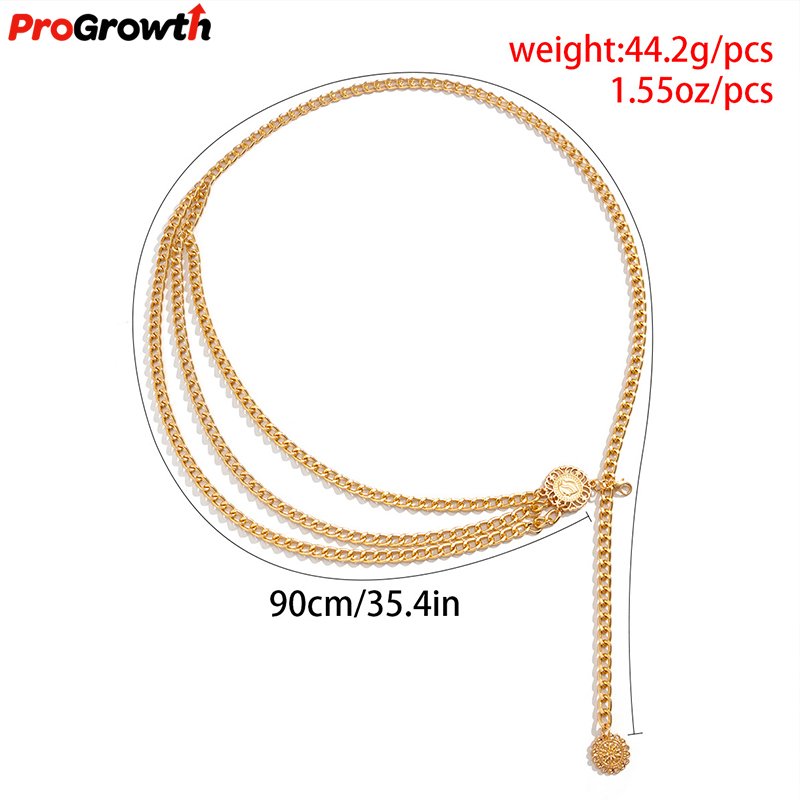 Alloy Multi-layer Exaggerated Body Chain Women Belly Chain Queen Portrait Vintage Street Waistband Waist Chains