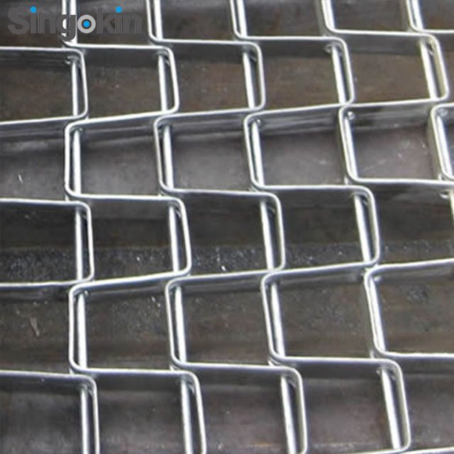 food grade Stainless Steel Honeycomb Wire Mesh Conveyor Belt For Food Cooling And Freezing