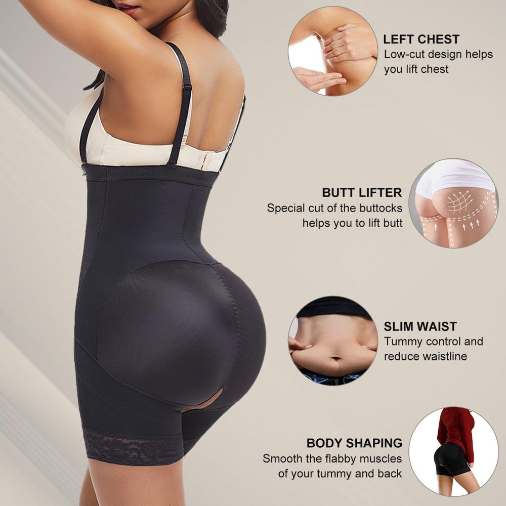 HEXIN Custom Service Slimming Shapewear Enhancer Butt Lfiter High Waist Body Shaper