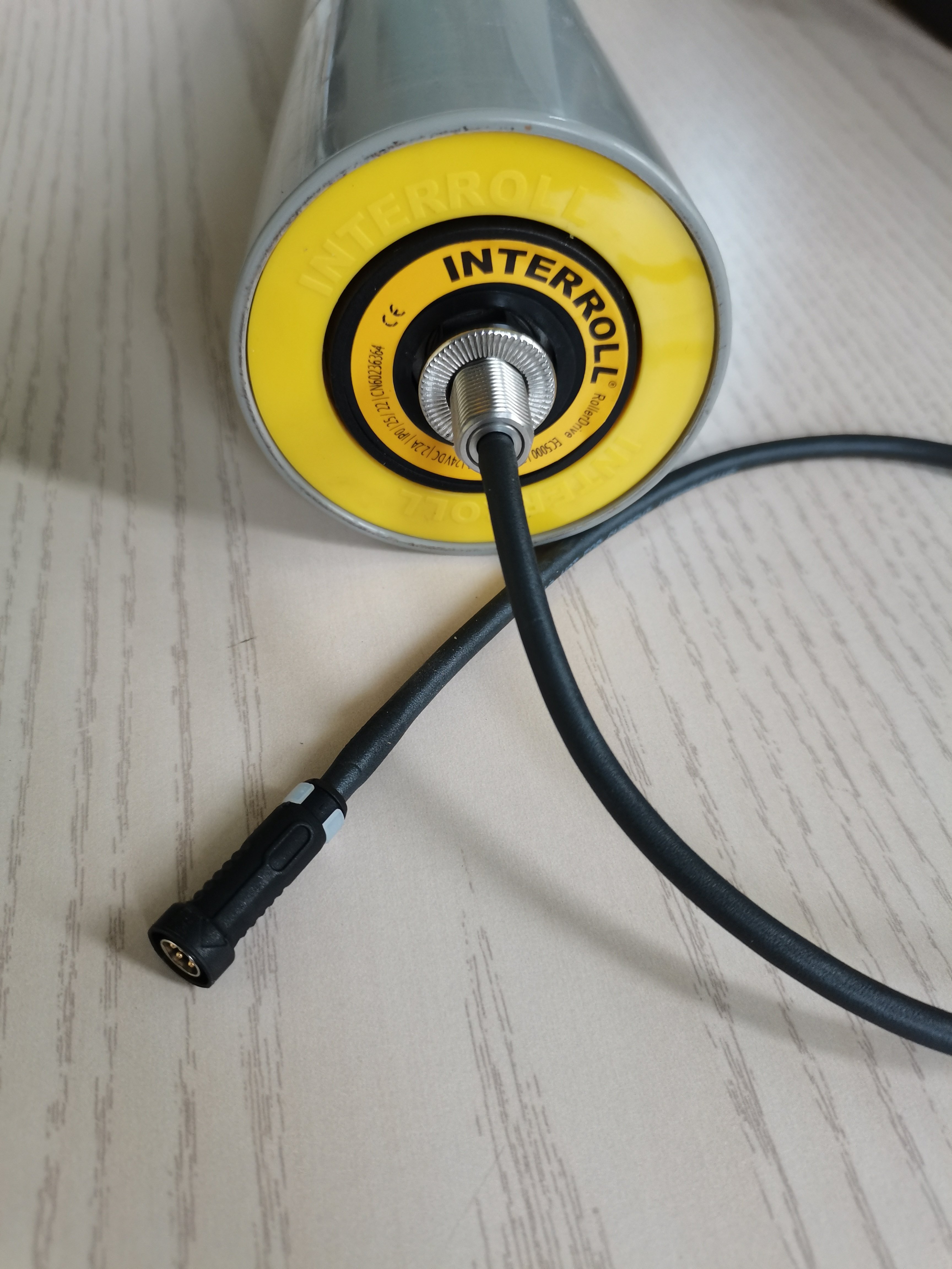 Drum Motor 48V 50W Interroll Miniature Electric Drum EC5000-V-ribbed Belt Drive Head conveyor roller