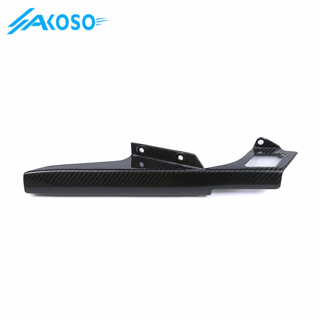 AKOSO 3K Dry Carbon Fiber Motorcycle Accessories Rear Chain Fairing For Suzuki hayabusa GSX1300R 2021- 2023