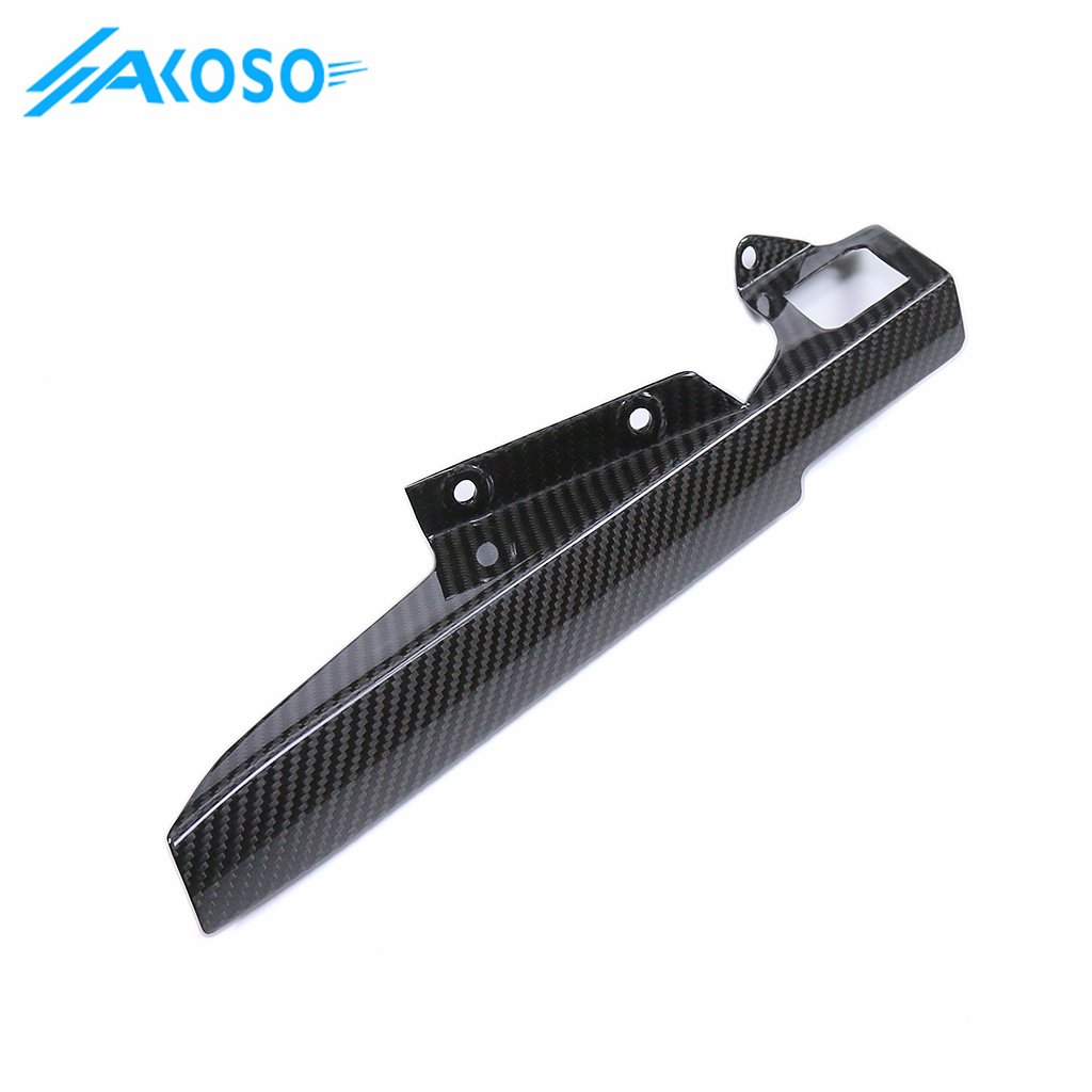 AKOSO 3K Dry Carbon Fiber Motorcycle Accessories Rear Chain Fairing For Suzuki hayabusa GSX1300R 2021- 2023
