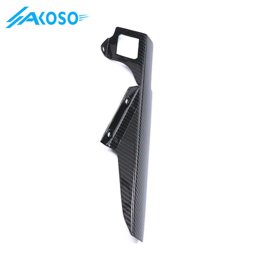 AKOSO 3K Dry Carbon Fiber Motorcycle Accessories Rear Chain Fairing For Suzuki hayabusa GSX1300R 2021- 2023