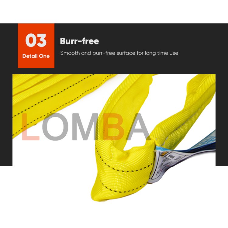 Factory Direct Supply Safety Endless Spanset Round Sling Soft Tubular Webbing Sling