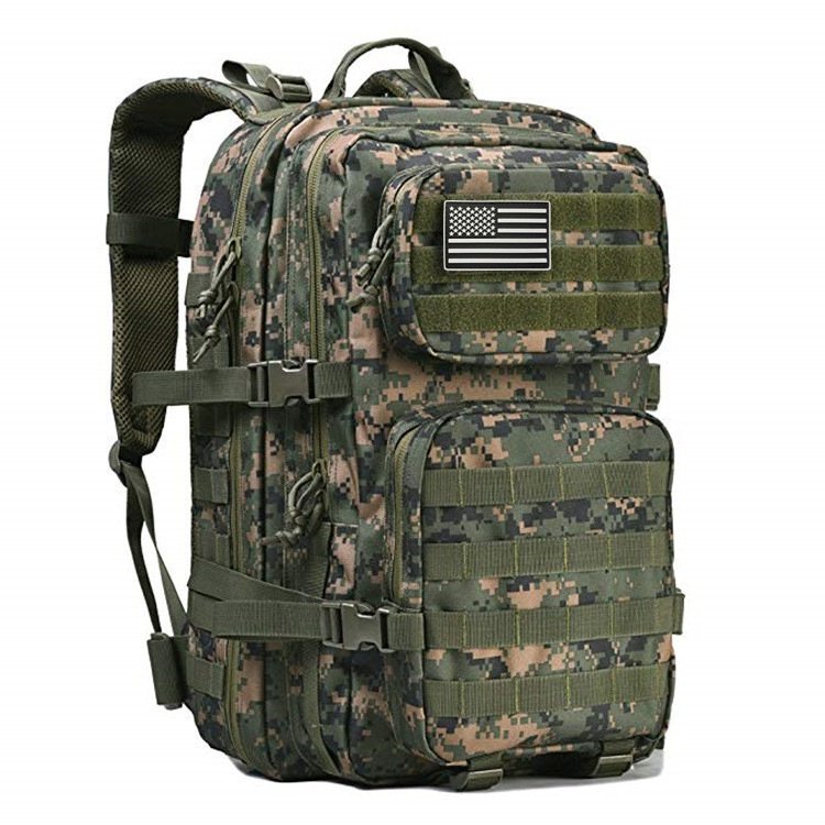 Unisex 3 Day Large Capacity Tactical Backpack For Men Camping Hiking Trekking Daypack 3P Assault Pack Molle Bag Rucksack Out Bag