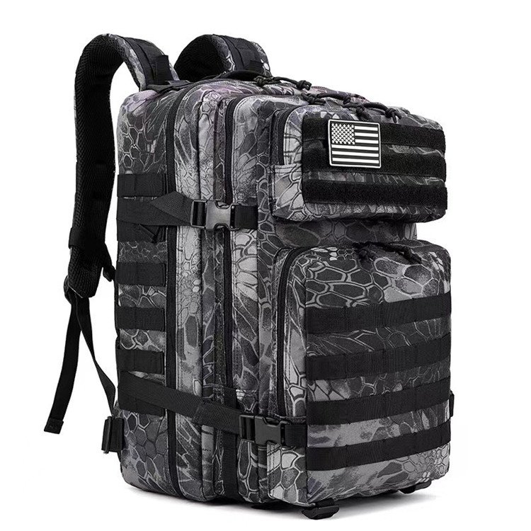 Unisex 3 Day Large Capacity Tactical Backpack For Men Camping Hiking Trekking Daypack 3P Assault Pack Molle Bag Rucksack Out Bag