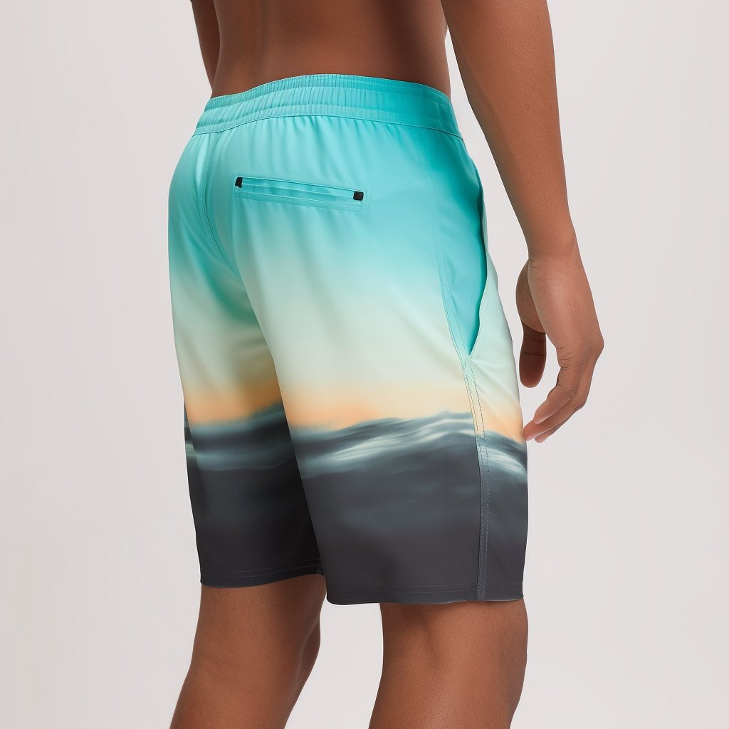 Custom Polyester Beach Shorts Men Surfing Board Short Beachwear & Swimwear Pocket Swimming Shorts Swim Trunks Boardshorts