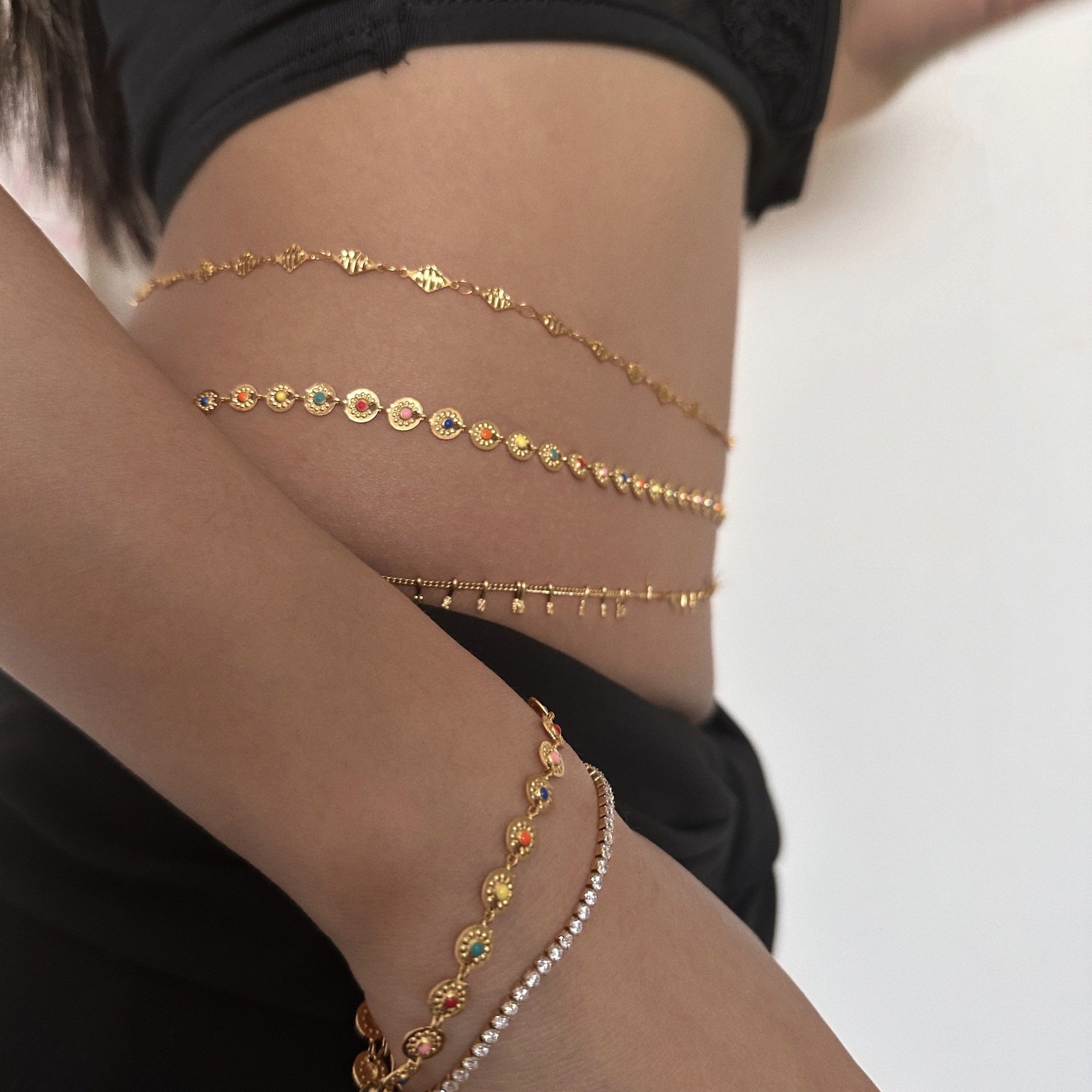 2023 New18k gold plated stainless steel bikini waist belt belly chain body jewelry chain belt women waist gold waist chain