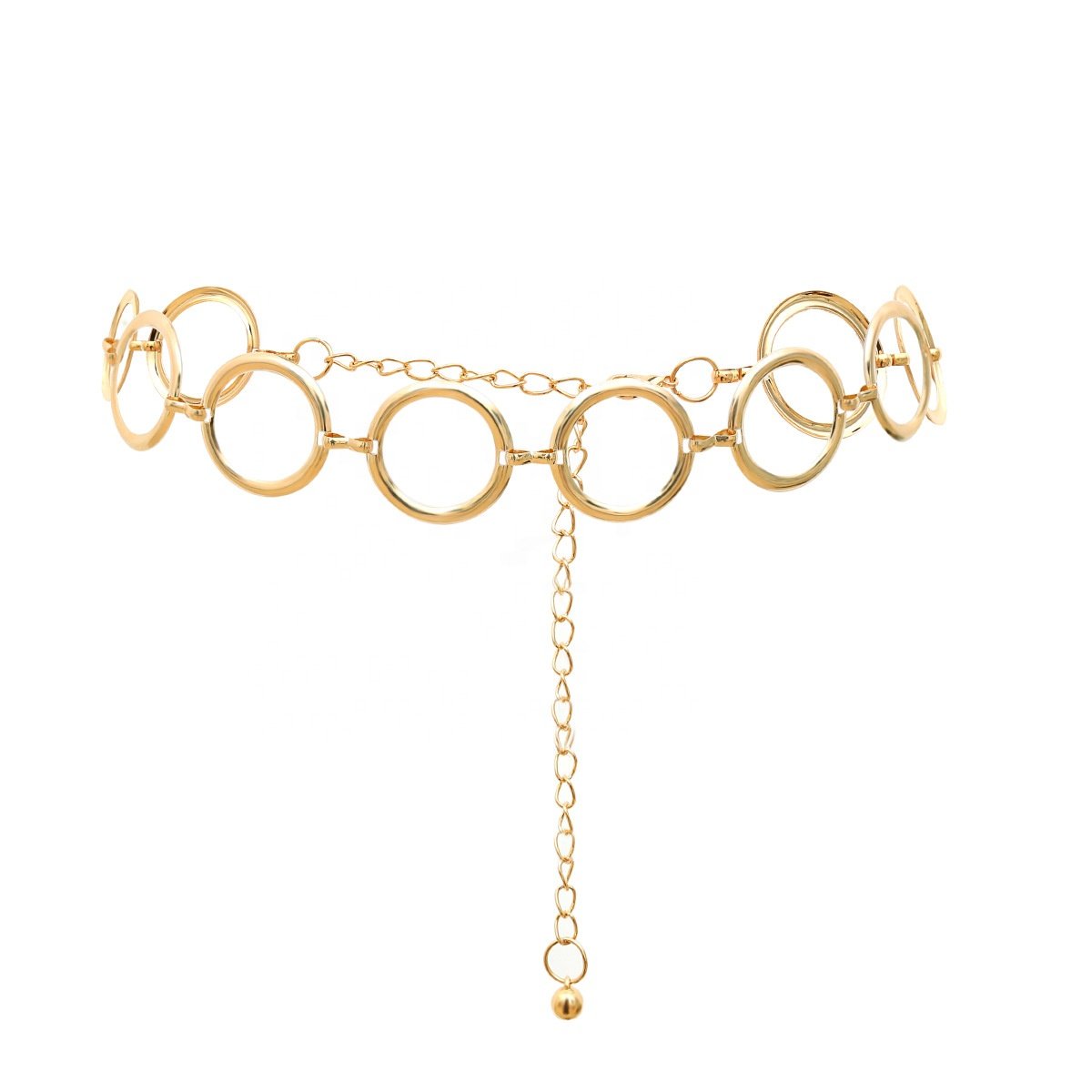 Factory Directly Wholesale Ladies Metal Body Chain New trendy Waist chain Dress Belt