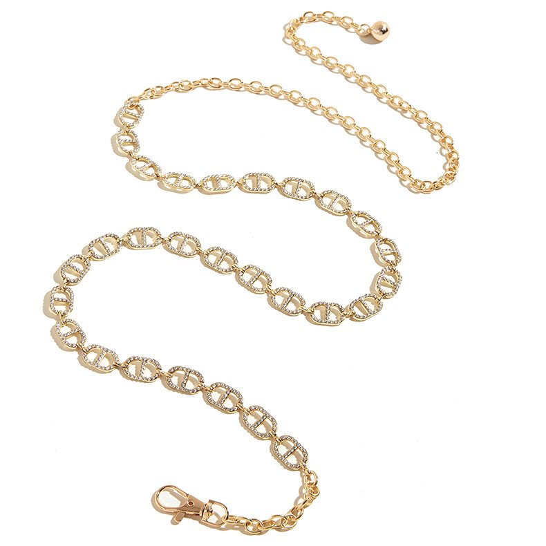 Fashion Diamond Metal Chain For Dress