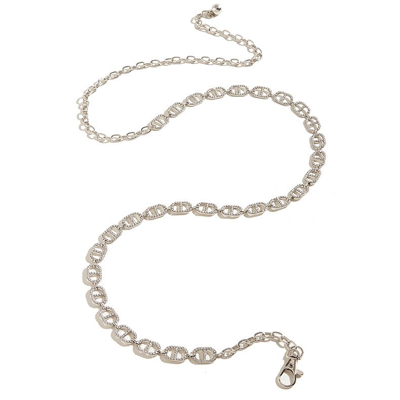 Fashion Diamond Metal Chain For Dress