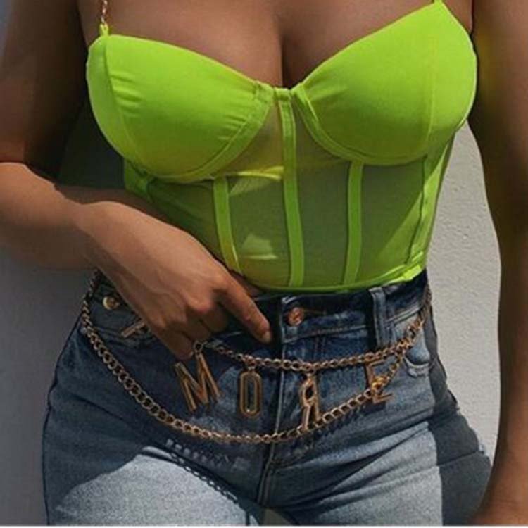 Fashion Trendy Statement Sexy Gold Belly Waist Chain Body Jewelry for Women