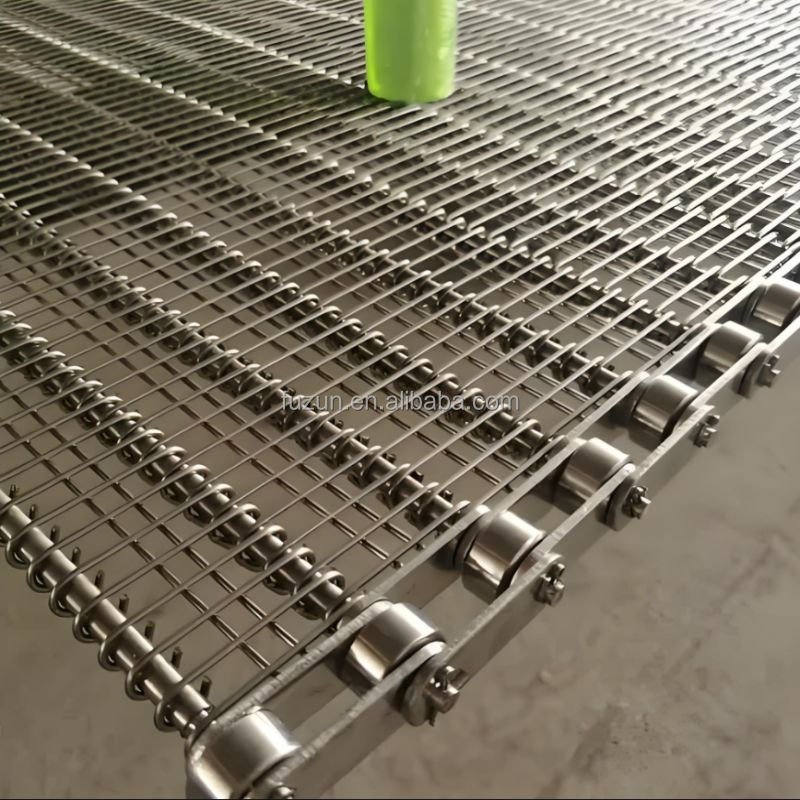 Stainless Steel Heavy Loading Chain Plate Conveyor Belt High Quality Heat resistant Conveyors Belt perforated belt