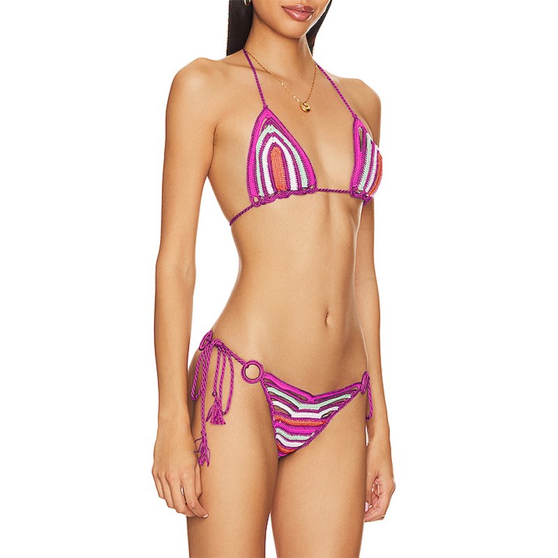 Custom design bikini set woman sexy girl swimming swimsuit two piece women swimwear