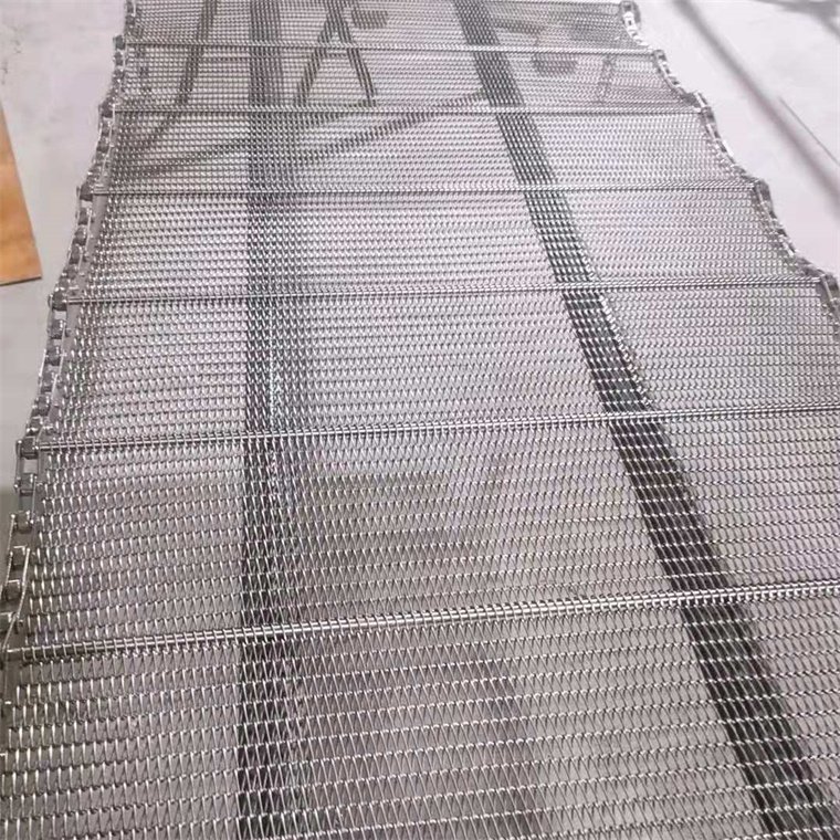 Zhigong roller chain driven conveyor belt for cooling or frozen