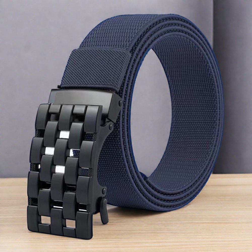 Men's Automatic Buckle Canvas Belt New Outdoor Leisure Joker Belt Young Students' Nylon Belt