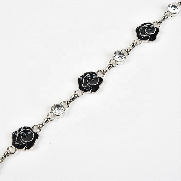 Lady Oval Turquoise Stone Concho Retro Metal Belt Body Chain Jewelry Waist Belts for women