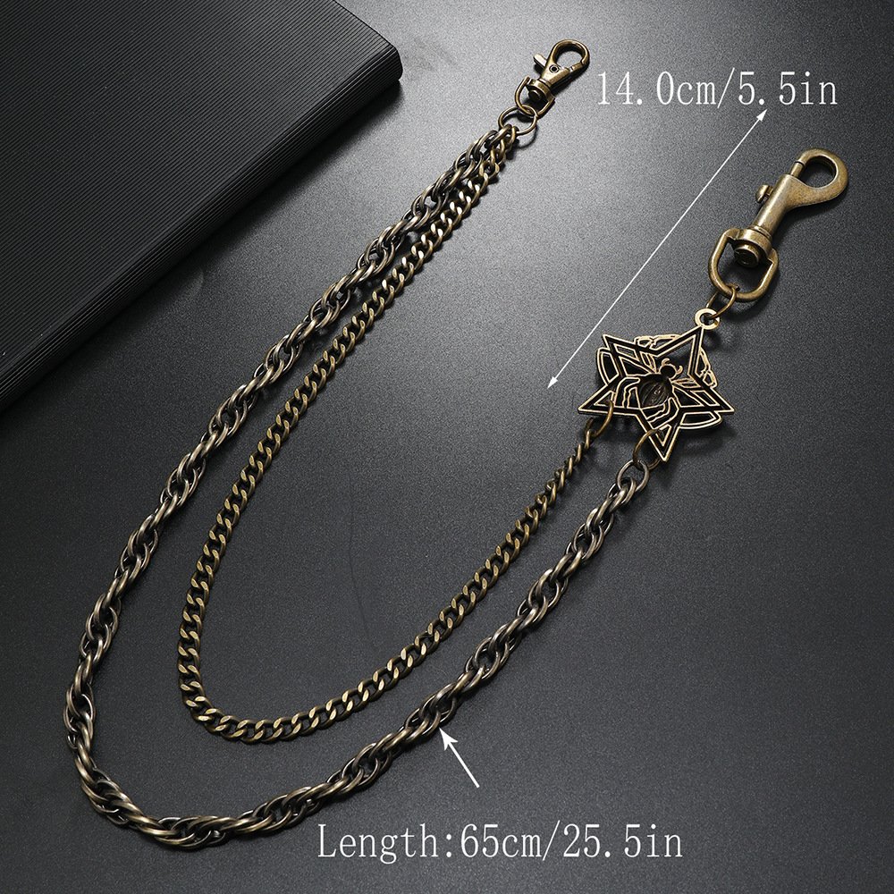 Promotional Jeans Chain Men's Trendy Waist Chain Punk Street Dance Non mainstream Hot Blooded College Hip Hop Metal Chain