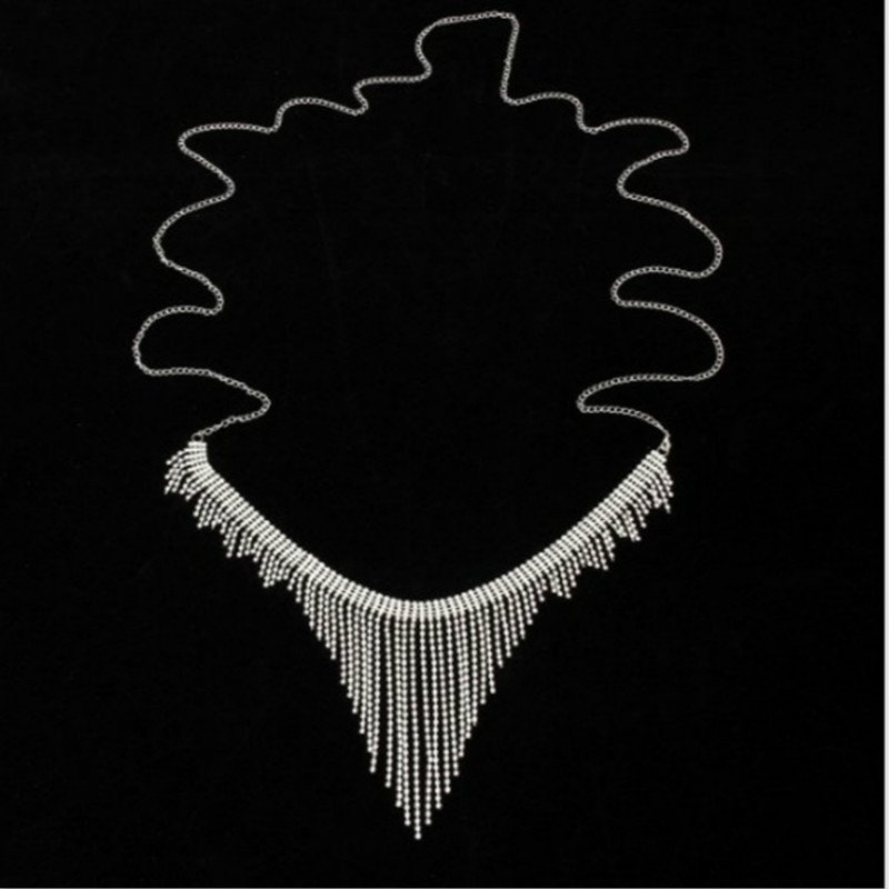 Hot Selling Irregular Sparking Rhinestone Waist Body Chain Sexy Tassels Body Chain Underwear Women Fashion Body Chain Jewelry