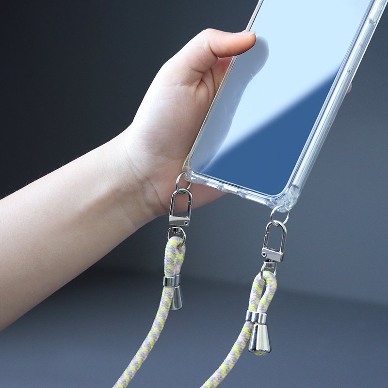 Universal Drawstring Solid Neck Straps Chain Only Cell Belt Clip Phone Case Charm Cord Chain Lanyard For Phone Case Necklace