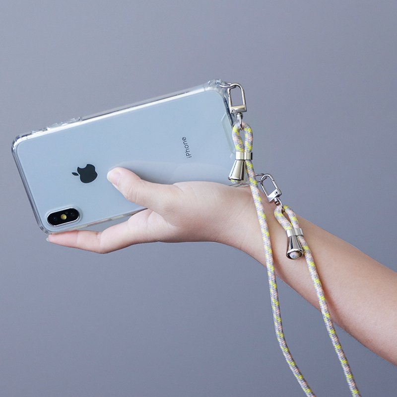 Universal Drawstring Solid Neck Straps Chain Only Cell Belt Clip Phone Case Charm Cord Chain Lanyard For Phone Case Necklace