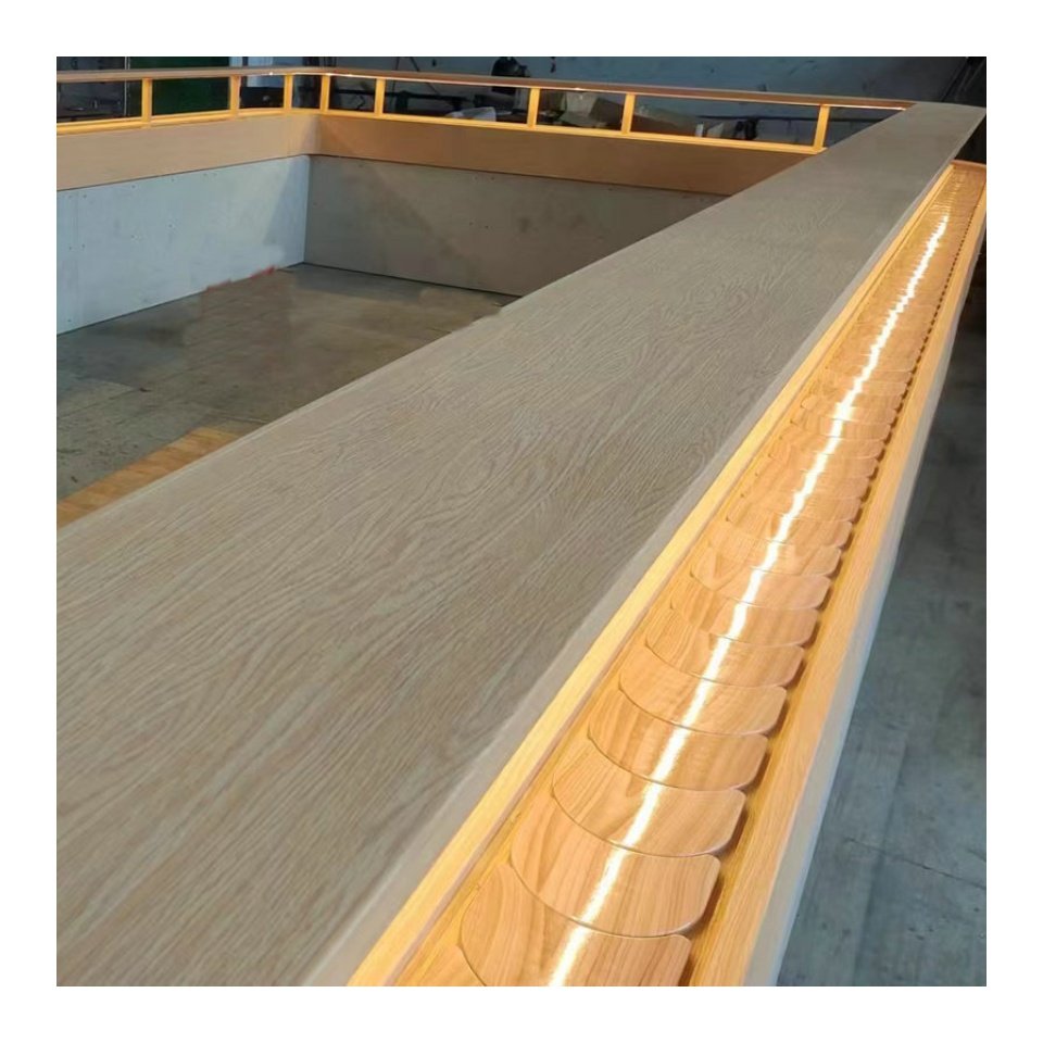 sushi slat top chain conveyor machine turning conveyor machine sushi conveyor belt