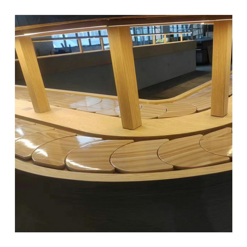 sushi slat top chain conveyor machine turning conveyor machine sushi conveyor belt