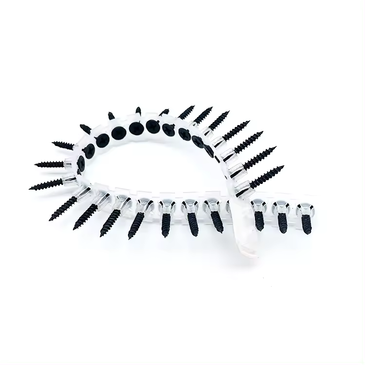 hot sale chain belt screw plastic chain drywall screw high strength coated self-tapping drywall screw